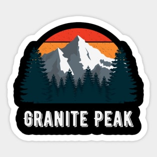 Granite Peak Sticker